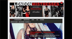 Desktop Screenshot of londonmistresses.net
